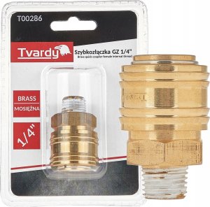 Szybkozłączka mosiężna GZ 1/4" typ żeński (1/10/100) 1