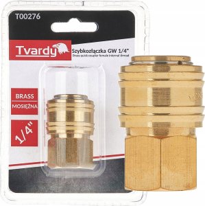 Szybkozłączka mosiężna GW 1/4" typ żeński (1/10/100) 1