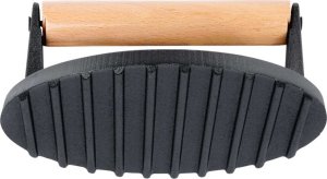 ŻELIWNA PRASKA DO GRILLOWANIA BURGERÓW STEKÓW MIĘSA 259702 6