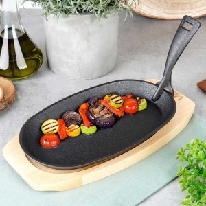 PATELNIA ŻELIWNA Z DESKĄ DO SERWOWANIA 199071 CAST LINE 2