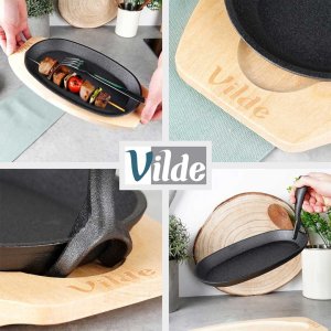 PATELNIA ŻELIWNA Z DESKĄ DO SERWOWANIA 199071 CAST LINE 9