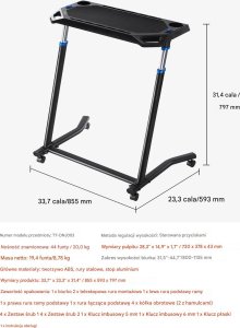 Vevor Biurko treningowe rowerowe 2