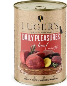 Karma mokra dla psa Luger's Daily Pleasures z wołowiną i ziemniakiem 400 g 1