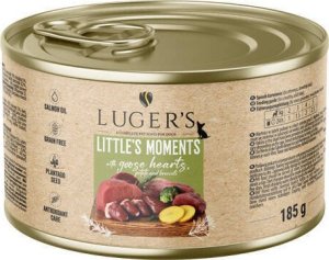 Karma mokra dla psów małych ras Luger's Little's Moments z sercami z gęsi, ziemniakiem i brokułem 185 g 1