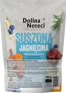 Karma suszona dla psa Dolina Noteci Premium jagnięcina 150 g 1