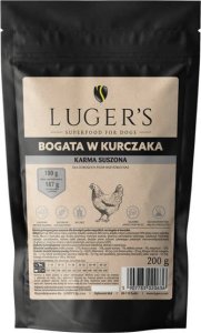 Lugers karma suszona dla psa bogata w kurczaka 200 g 1