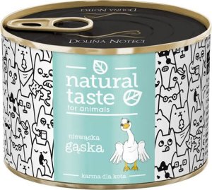 Mokra karma dla kota Natural Taste Niewąska Gąska danie z gęsi 185 g 1