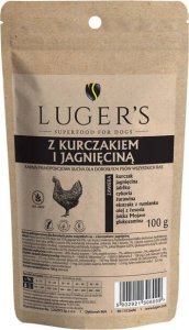 Sucha karma dla psa Lugers z kurczakiem i jagnięciną 100 g 1