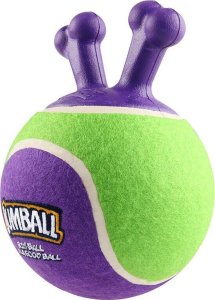 Zabawka dla psa GiGwi Jumball piłka z uchwytami dla małego psa Zielono - Fioletowy 2
