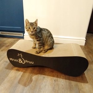 Drapak dla kota czarny duży MIMI | 70x23x24 cm | MruuPruu 8