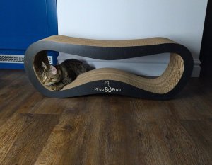 Drapak dla kota czarny mega LEON | 78x28x24 cm | MruuPruu 4