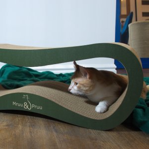 Mruu&Pruu Drapak dla kota zielony mega LEON | 78x28x24 cm | MruuPruu 2
