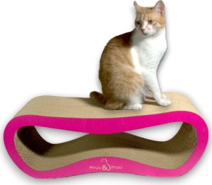 Drapak dla kota różowy mega LEON | 78x28x24 cm | MruuPruu 1