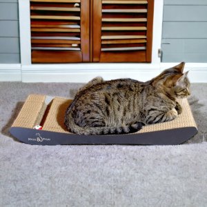 Drapak dla kota czarny NATAN | 58x6.6x24 cm | MruuPruu 6