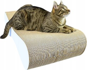 Drapak dla kota biały szeroki MIMI | 70x23x40 cm | MruuPruu 1