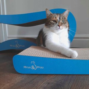 Drapak dla kota czarny SIGMA | 58x6.6x24 cm | MruuPruu 5