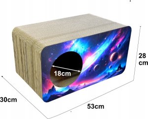 Drapak dla kota Kosmos | 53x28x30 cm | MruuPruu 2