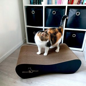 Drapak dla kota czarny duży MIMI | 70x23x40 cm | MruuPruu 4