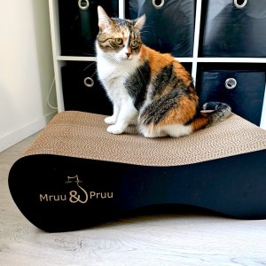 Drapak dla kota czarny duży MIMI | 70x23x40 cm | MruuPruu 8