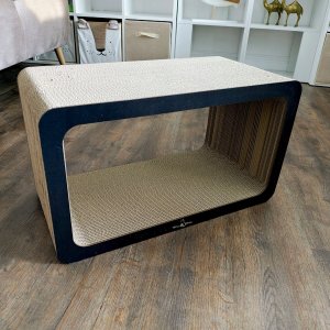 Mruu&Pruu DRAPAK DLA KOTA KARTONOWY WIELKI PROSTOKĄT XXL 60x35x30 cm 2