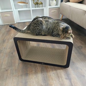 Mruu&Pruu DRAPAK DLA KOTA KARTONOWY WIELKI PROSTOKĄT XXL 60x35x30 cm 9