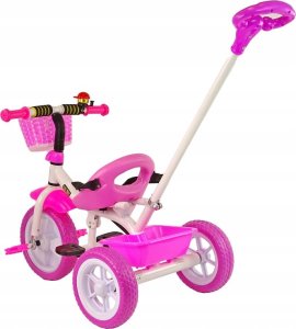 LeanToys Rower trójkołowy Eva różowy Pro100 5