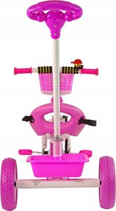 LeanToys Rower trójkołowy Eva różowy Pro100 6