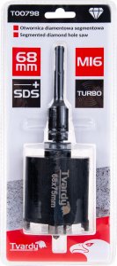 Otwornica diamentowa segmentowa turbo 68mm SDS Plus (20) 2