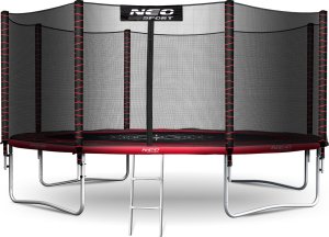 NeoSport Trampolina ogrodowa 14ft/435cm z siatką zewnętrzną i drabinką 2