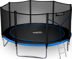 NeoSport Trampolina ogrodowa 12ft/374cm z siatką zewnętrzną i drabinką 8