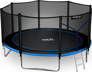 NeoSport Trampolina ogrodowa 14ft/435cm z siatką zewnętrzną i drabinką 8