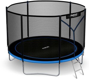 NeoSport Trampolina ogrodowa 8ft/252cm z siatką zewnętrzną i drabinką 2