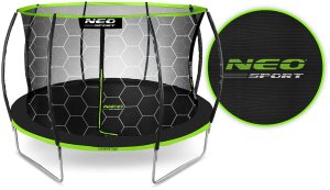 Trampolina ogrodowa NEO SPORT NeoSport Trampolina ogrodowa profilowana 14ft/435cm z siatką wewnętrzną 4