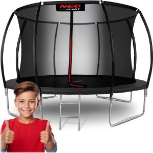 NeoSport Trampolina ogrodowa profilowana 14ft/435cm z siatką wewnętrzną 1
