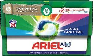 Ariel Kapsułki All in 1 do prania tkanin Color Clean and Fresh 24 szt. 1
