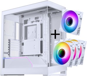 Obudowa Phanteks NV-Serie NV5 MK2 DRGB biała + 4 wentylatory 1