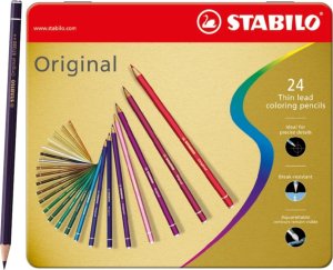 Kredki Stabilo Original 24 kolory Opakowanie Metalowe 1