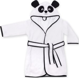 UVIE ciepły szlafrok dziecięcy biały panda 1