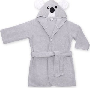UVIE Ciepły szlafrok dziecięcy szary Koala 1