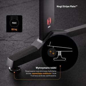 Biurko Diablo Chairs X-Mate 1400 Czarne 140 cmx60 cm 11