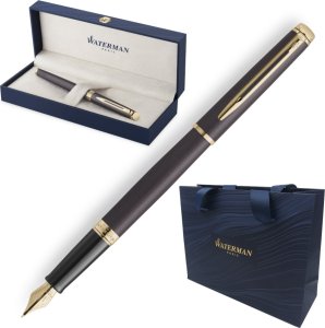 Pióro Wieczne Waterman Hemisphere Lava Black GT 2217939 Etui + Torebka 1