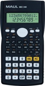 Kalkulator Naukowy Msc 240 12-Pozycyjny 2 Linie Wyświetlania Czarny Maul 72704/90 ML 1