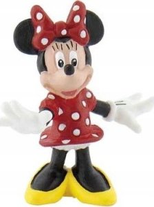 Bullyland Myszka Minnie 5cm czerwona sukien 1
