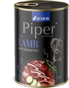 Piper Animals Senior Mokra karma dla psa z jagnięciną i cukinią 400 g 1