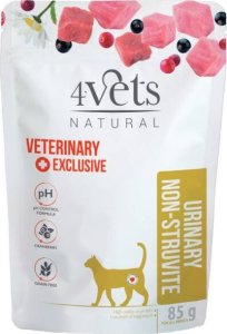 Mokra karma weterynaryjna dla kota ze schorzeniami dróg moczowych 4Vets Natural Urinary Non-struvite 85 g 1