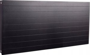 IDMAR Grzejnik stalowy dekoracyjny CV22 600X1400 DEKO antracyt z panelem ryflowanym 2242W 1