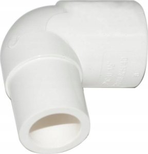 IDMAR Kolanko PVC nyplowe 90 do klejenia 1/2" - zimna woda; PVCKKW015XKZ015-90.301 2