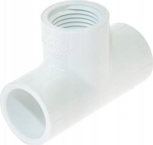 IDMAR Trójnik PVC 1/2"klej.wewn.x klej.wewn.x GW 1/2"- zimna woda; PVCTKW015X015XGW015.301 1