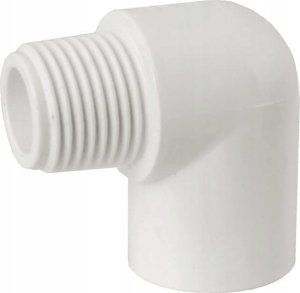 IDMAR Kolanko PVC 90 3/4" GZ, system klejony - zimna woda - PVCKKW020XGZ020-90.301 2