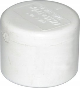 IDMAR Zaślepka PVC 1" system klejony - zimna woda PVCZAKW025.301 2